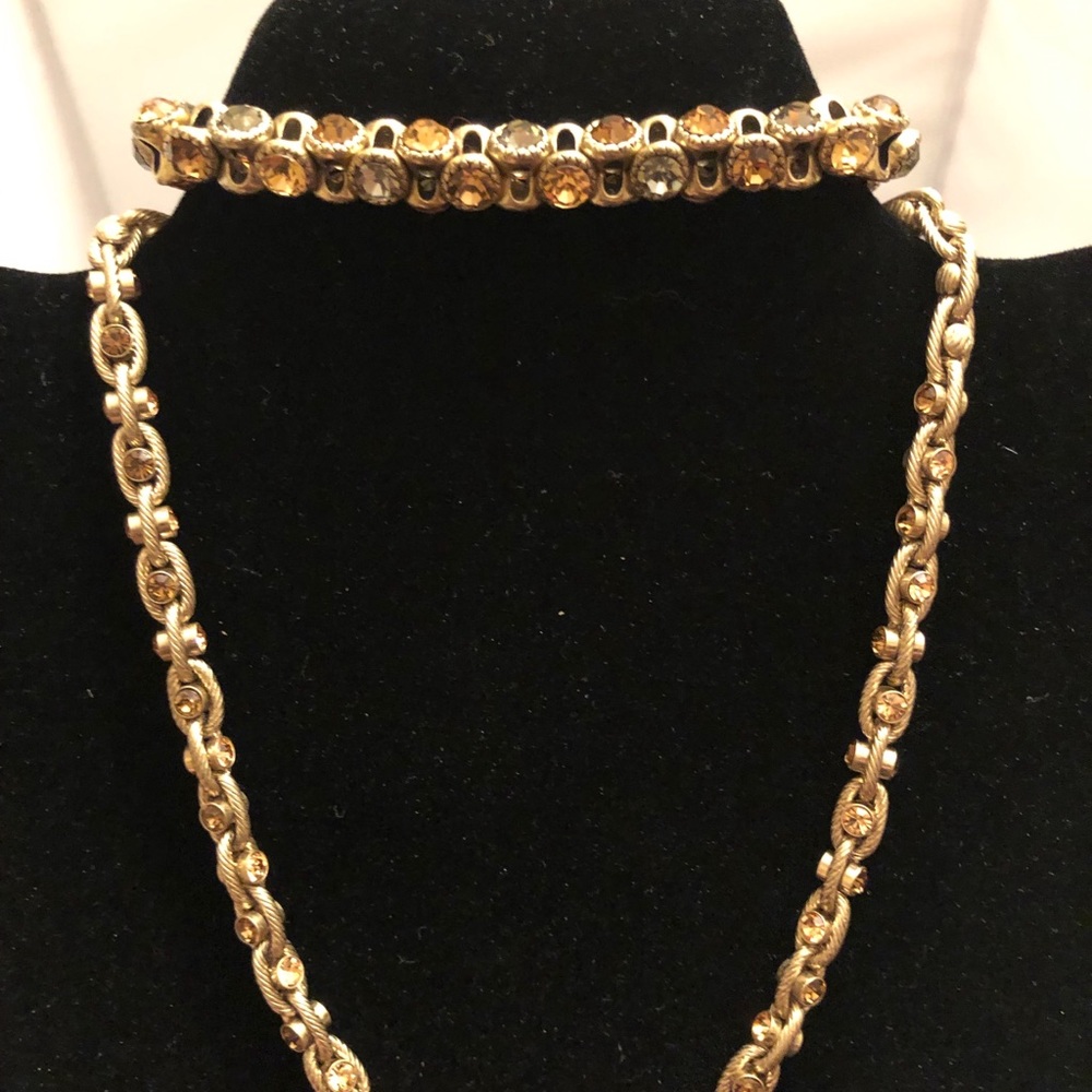 Choker & stretch bracelet set